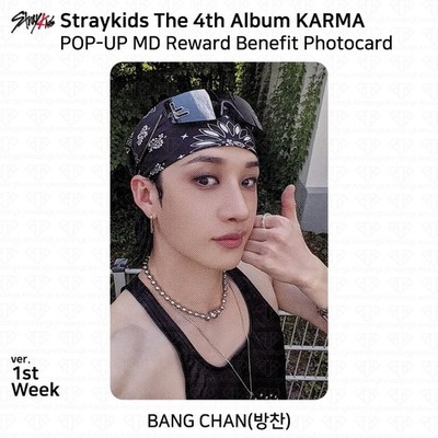 Stray Kids 4th Album Karma POP-UP STORE 1st Week MD Reward Benefit