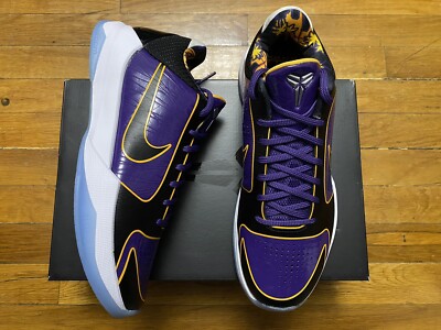 Size 10M / 11.5W - Nike Kobe 5 Protro Lakers Purple/Black - ✓SHIP