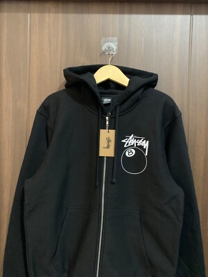 Stussy 8 Ball Zip Hoodie - Medium Original | eBay