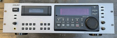SONY PCM-R700 Digital Audio Tape DAT Rack and Remote fully