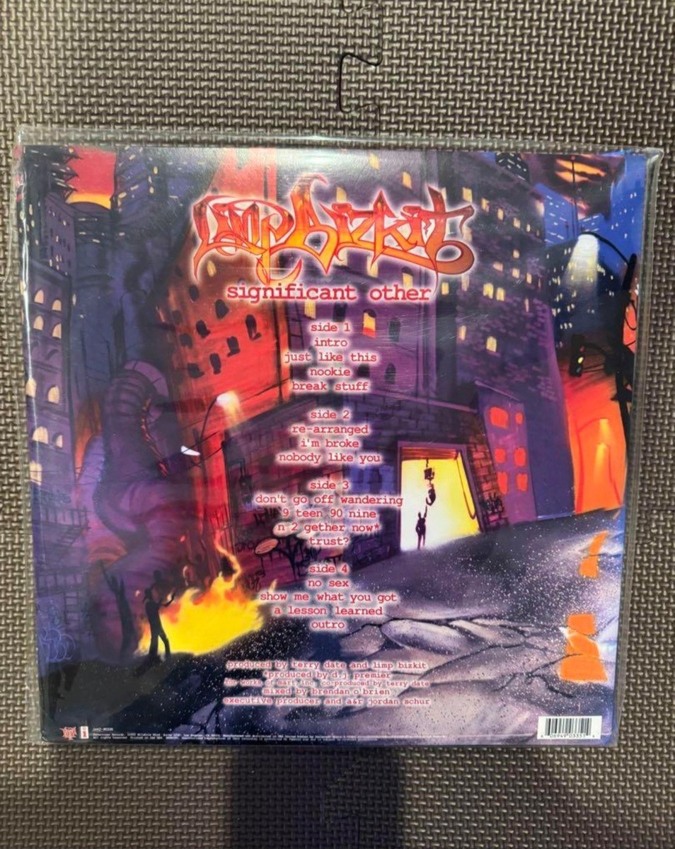 Limp Bizkit Significant Other 2LP 1999 Limited Red Vinyl US