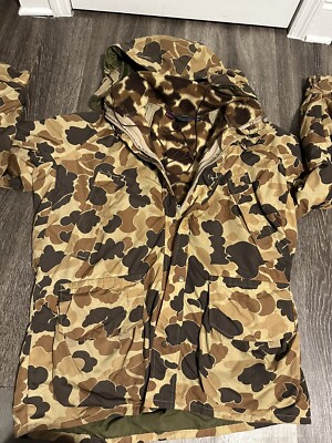 Vintage 90's Columbia Duck Camo Fleece Lined Rare Hunting Jacket