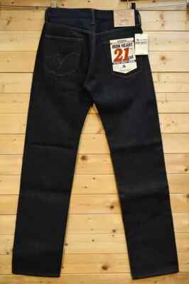 IRON HEART 634Z 21oz EXTRA HEAVY DENIM JAPANESE BIKER STRAIGHT
