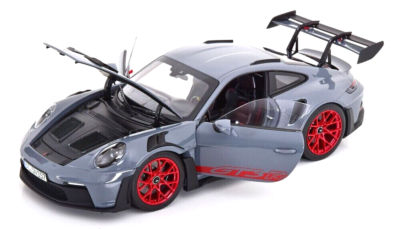 1/18 Porsche 911 (992) GT3 RS Coupe 2022 Artic Grey Diecast Model