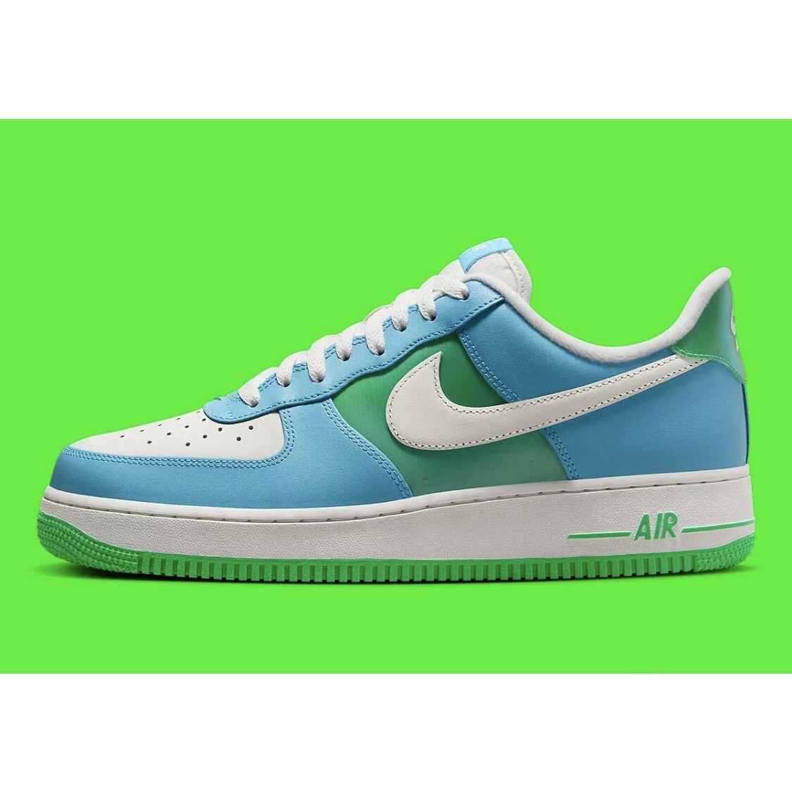 Mens 14 - Nike Air Force 1 '07 Low Aquarius Blue Green Shock Vapor