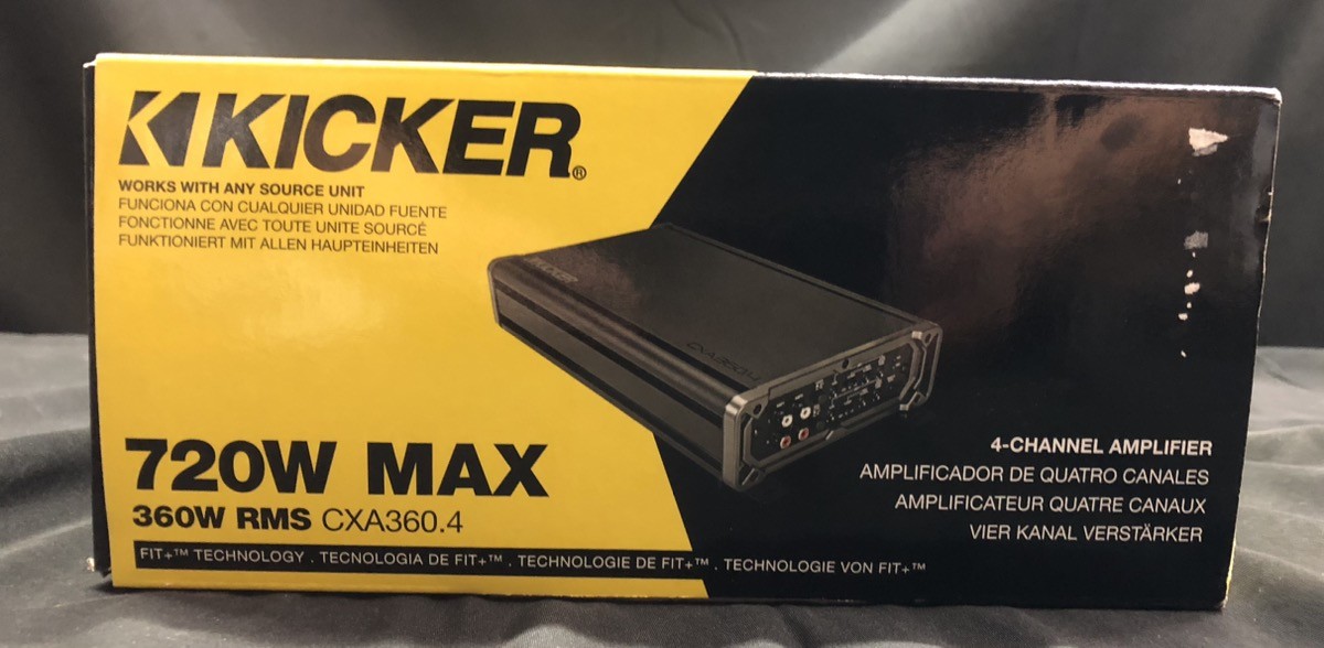 KICKER CXA360.4 4 Channel Amplifier for sale online | eBay
