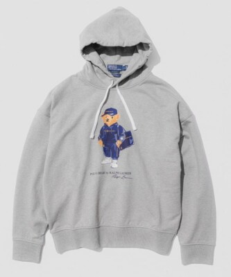 BEAMS x POLO RALPH LAUREN Hoodie 11-13-1254-770 Navy and Gold Logo