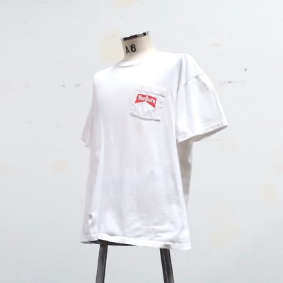 Vintage 90s Marlboro Cowboy Shirt XL Made in USA Riding Horse