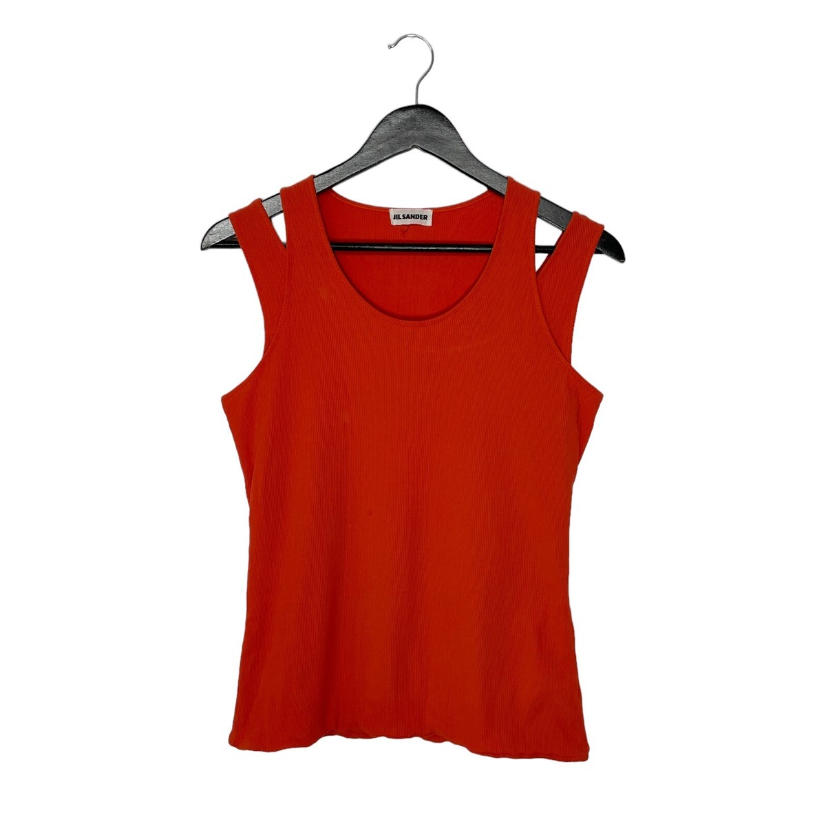 Vintage Jil Sander Layered Ribbed Tank Top Size L Orange | eBay