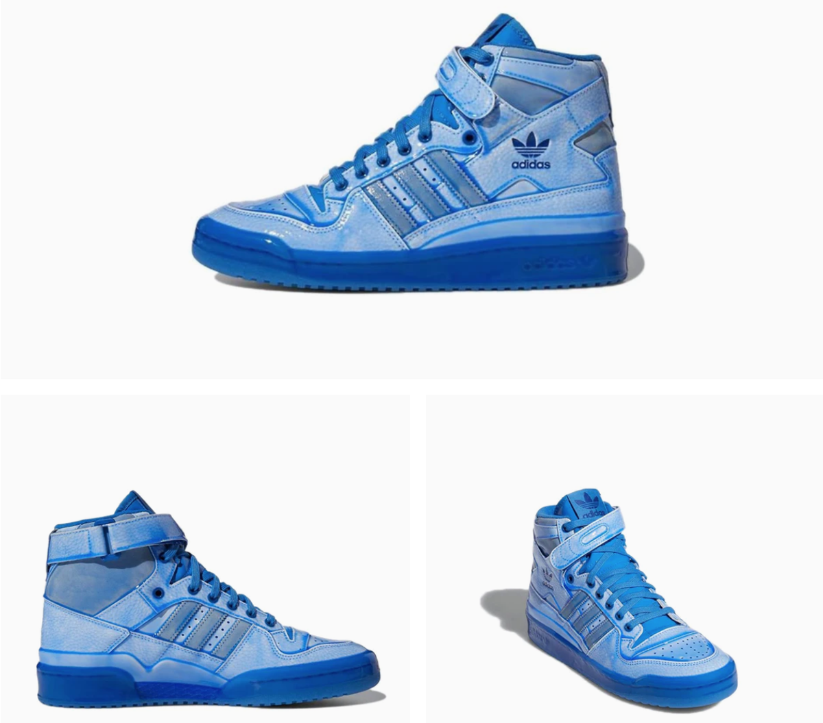 Size 13 - Jeremy Scott x adidas Forum High Dipped - Blue for sale