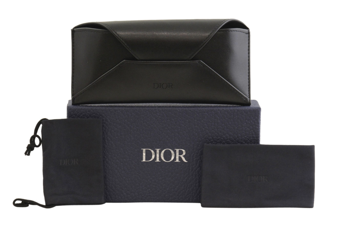 Dior Luxury Sunglasses Case With Cloths. Black. 100% New and