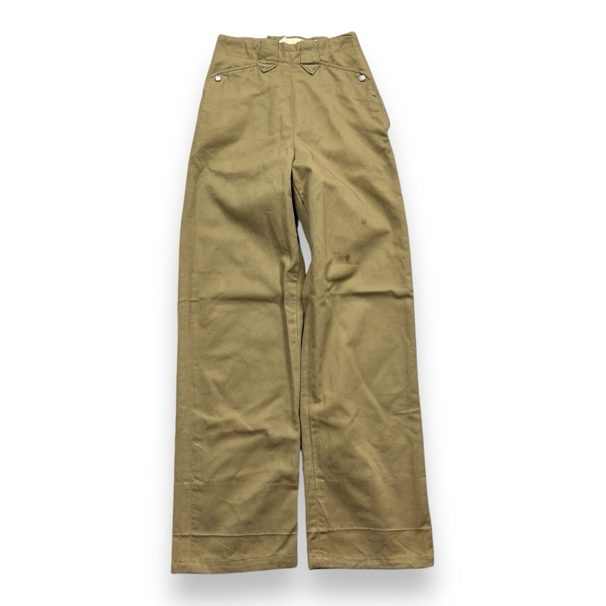 Vintage 1950s 60s Levi's Short Horn Bull Westen Pants Chino 20