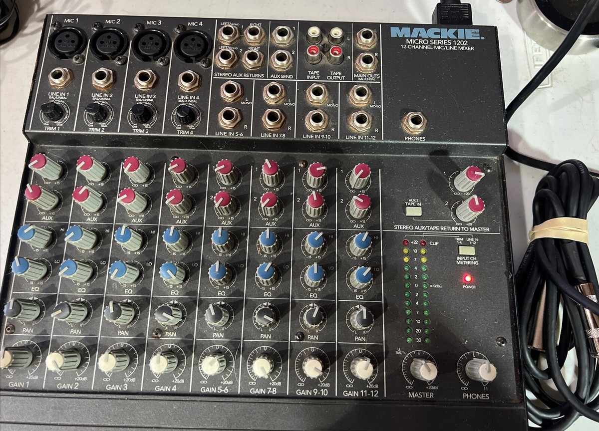 Mackie Micro Series 1202 12-Channel Mic/Line Compact Mixer