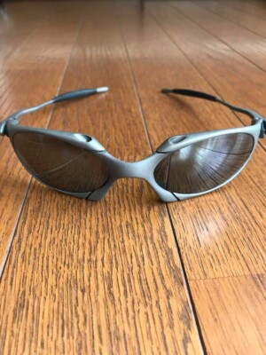 Oakley Romeo X-METAL / USA made black iridium sunglasses Fashion