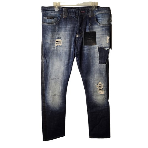00s archive PHILIPP PLEIN SKULL denim 31 #QY8709 | eBay