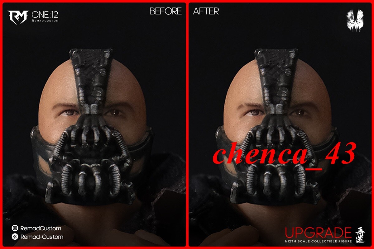 Update Remad Custom RM001 1/12 The Dark Knight Bane Male Action