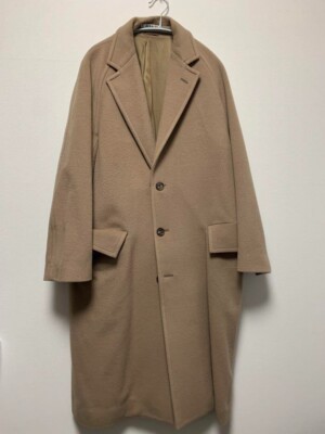 AURALEE Cashmere Wool Mosser Chester Coat size 3 mens from Japan