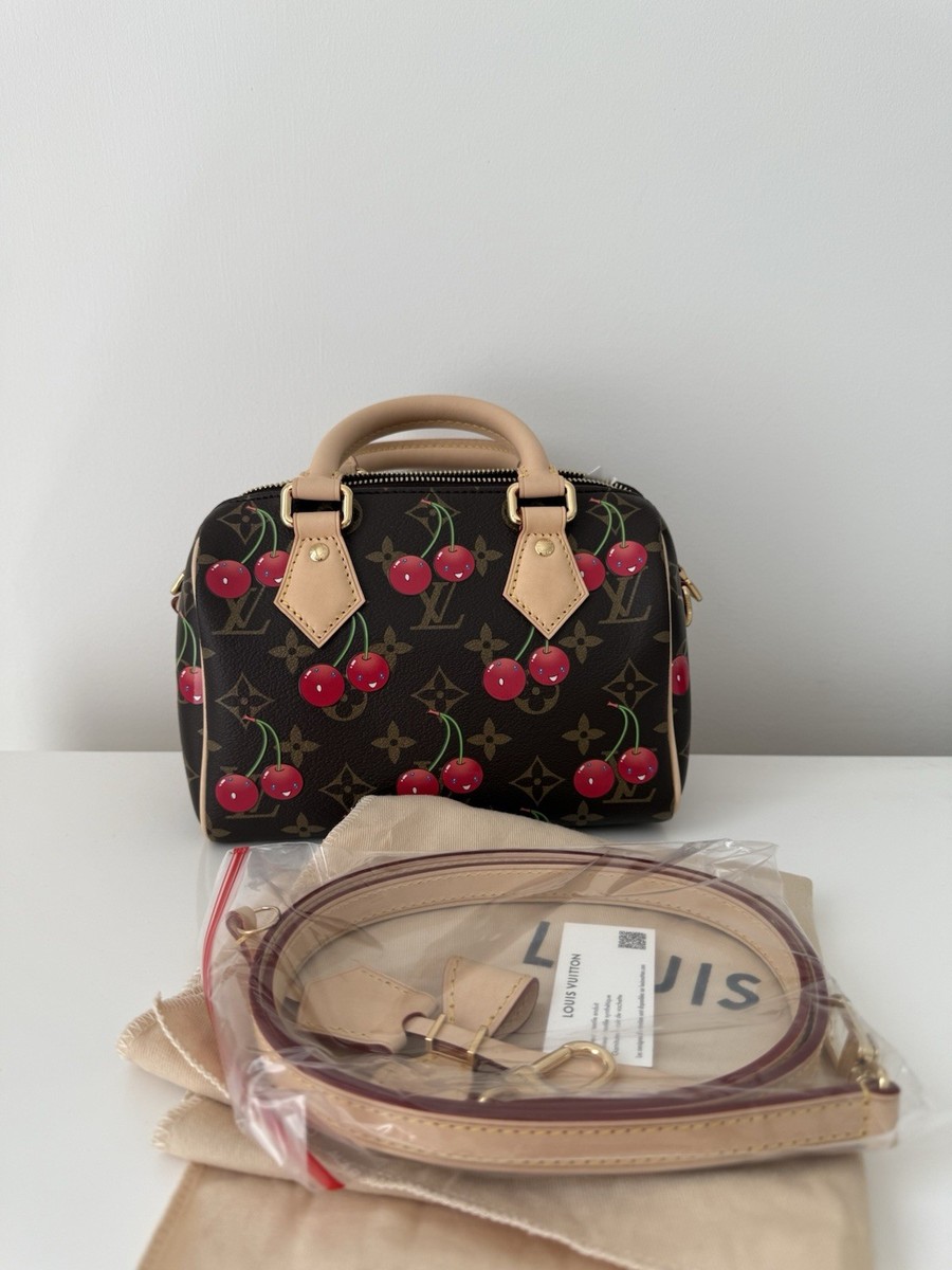 NEW Louis Vuitton x Murakami Cherry Speedy 20 Bandouliere M13094
