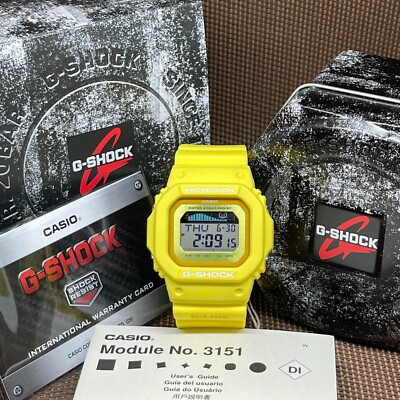 Casio G-Shock GLX-5600RT-9D Sunny Bright Yellow Digital Ladies