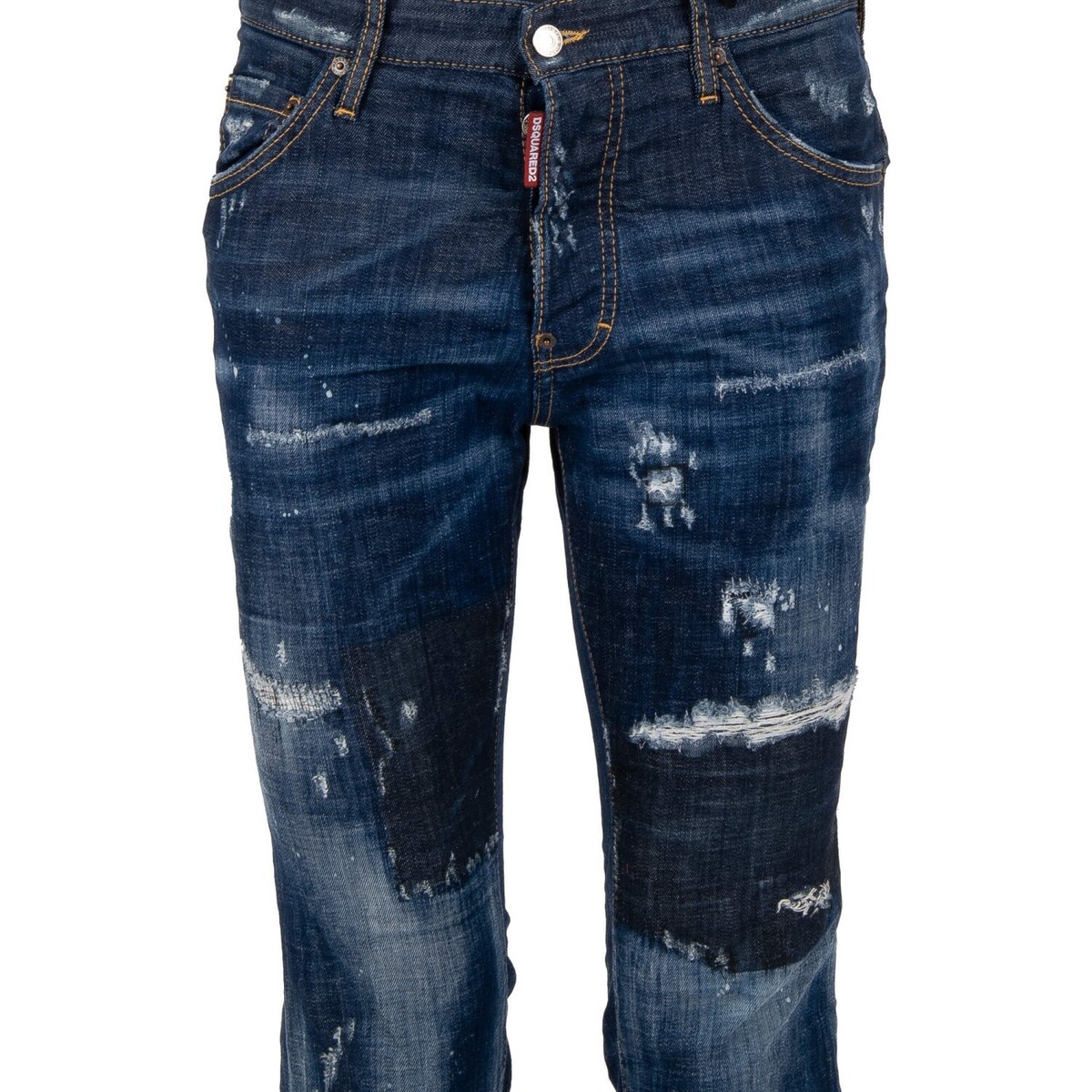 DSQUARED2 Distressed COOL GUY JEAN Pearl Kick Ass Jeans Pants