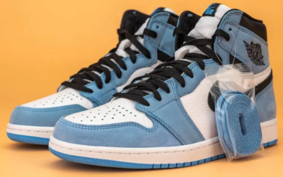 Nike Air Jordan 1 High OG UNC University Blue 555088-134 Sizes 8