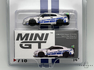 Mini GT 718 LB WORKS Nissan GT-R R35 Type 2 Rear Wing Ver 3 Salao