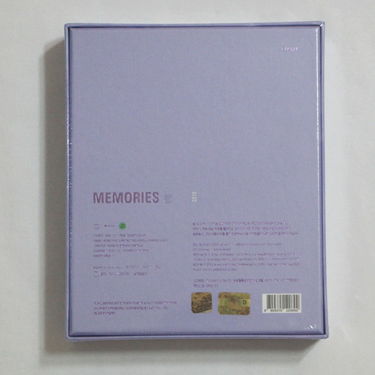 K-POP・アジア BTS MEMORIES 2018 BTS Memories Of 2018 DVD (4 DISC