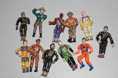 Vintage Lanard The Corps 3.75 Action Figures Lot of 11 Ko Gi Joes
