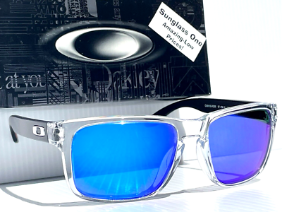 NEW Oakley HOLBROOK Clear POLARIZED Galaxy Blue Mirror Lens