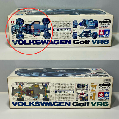 TAMIYA 58162 1/10 R/C Racing Car VOLKSWAGEN Golf VR6 (FF01 Chassis