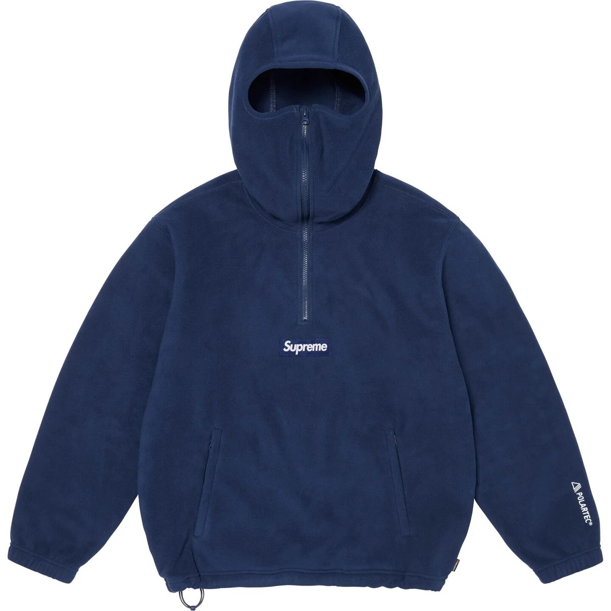 Supreme Polartec Facemask Half Zip Hooded Sweatshirt 6colors FW24