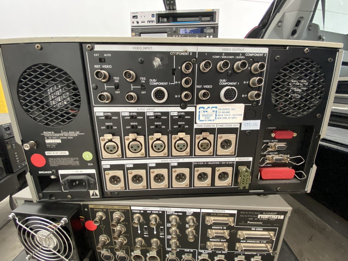 Sony Betacam SP BVW75P PAL Video Cassette Recorder | eBay