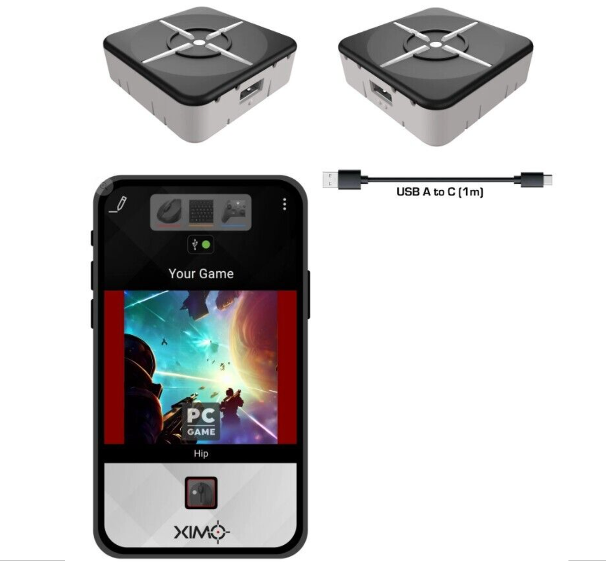 XIM Matrix Precision Mouse Keyboard Adapter Xbox PS5 PC Macros IN