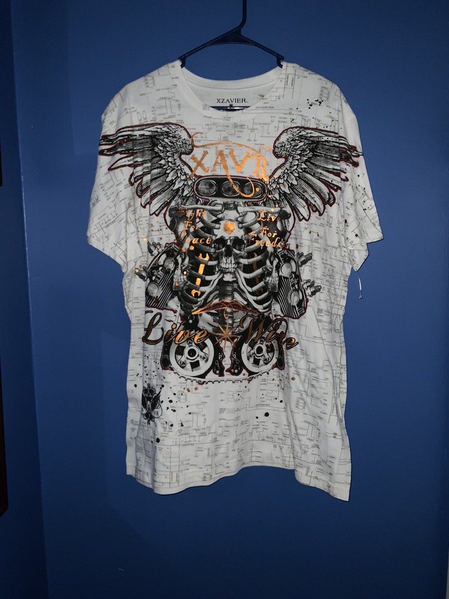 men's xzavier Live Wire t-shirt XL new without tags Very Rare | eBay