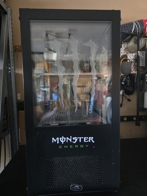 Monster Energy Mini Refrigerator Cooler Rare Model ICE COLD
