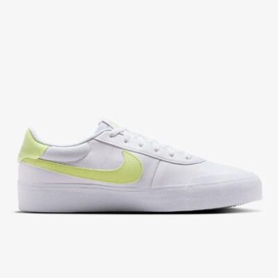 Nike Court Shot Leather 'White/Lemon Twist' (FQ8146-106