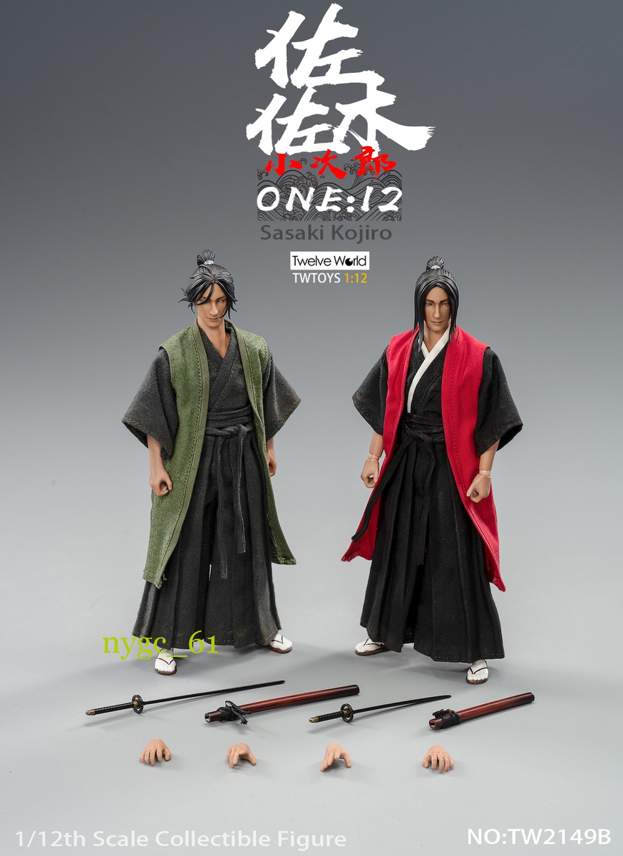 TWTOYS TW2149A 1/12 Sasaki Kojiro Miyamoto Musashi 2pc Action