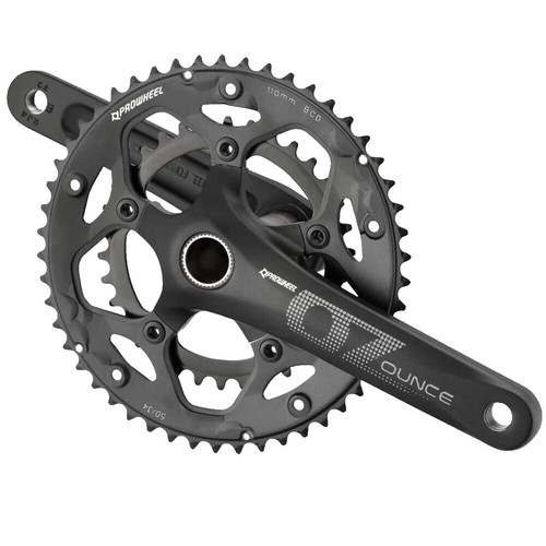 Shimano CUES FC-U6040-2 Crankset - 172.5mm, 9/10-Speed, 50/34t