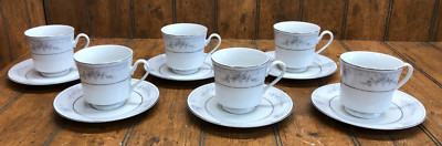 6 Sango Majesty Romantica Tea/Coffee Cups & Saucers #8396 | eBay