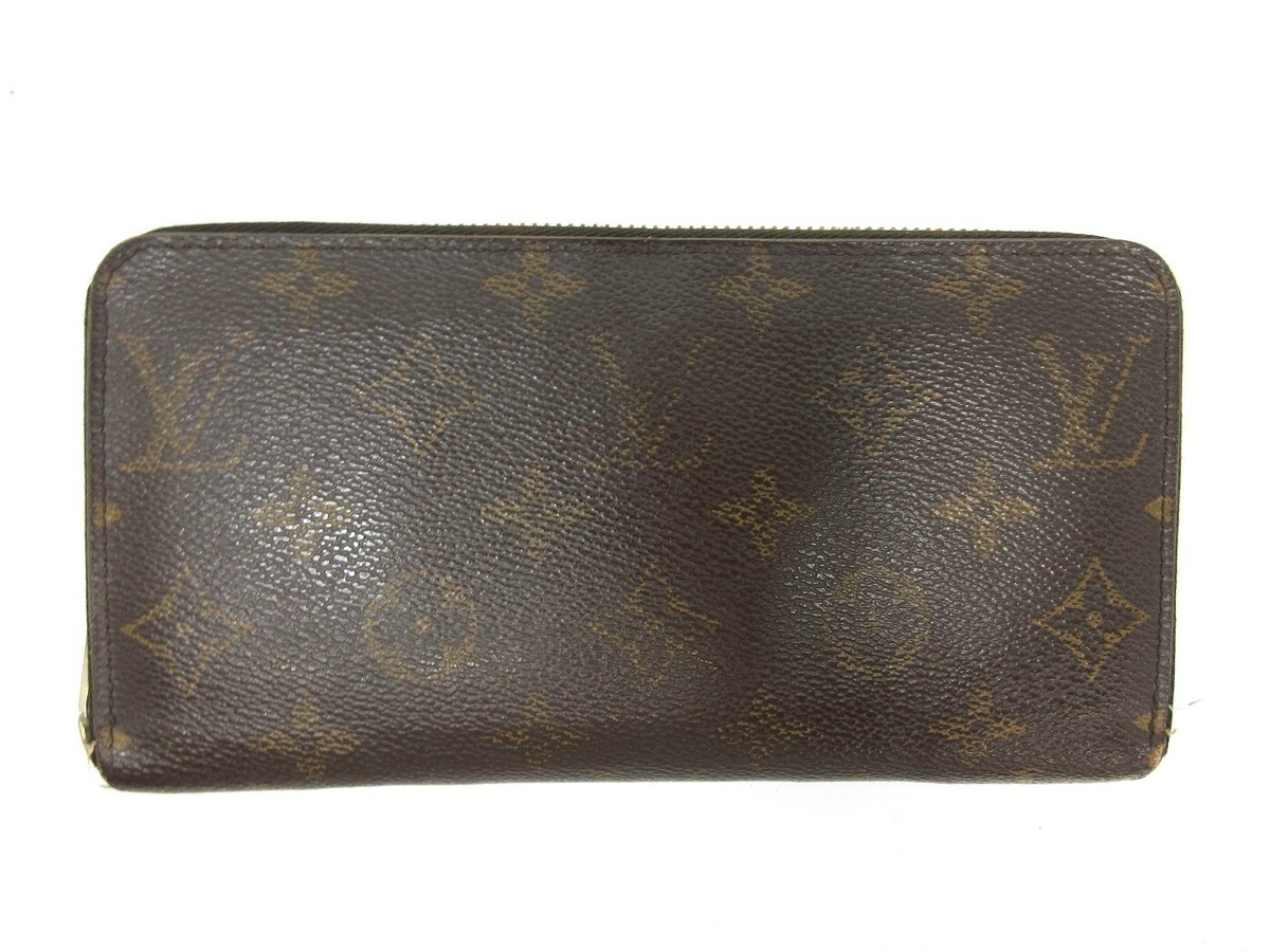Authentic Louis Vuitton Monogram Zippy Wallet M60017 Long Wallet