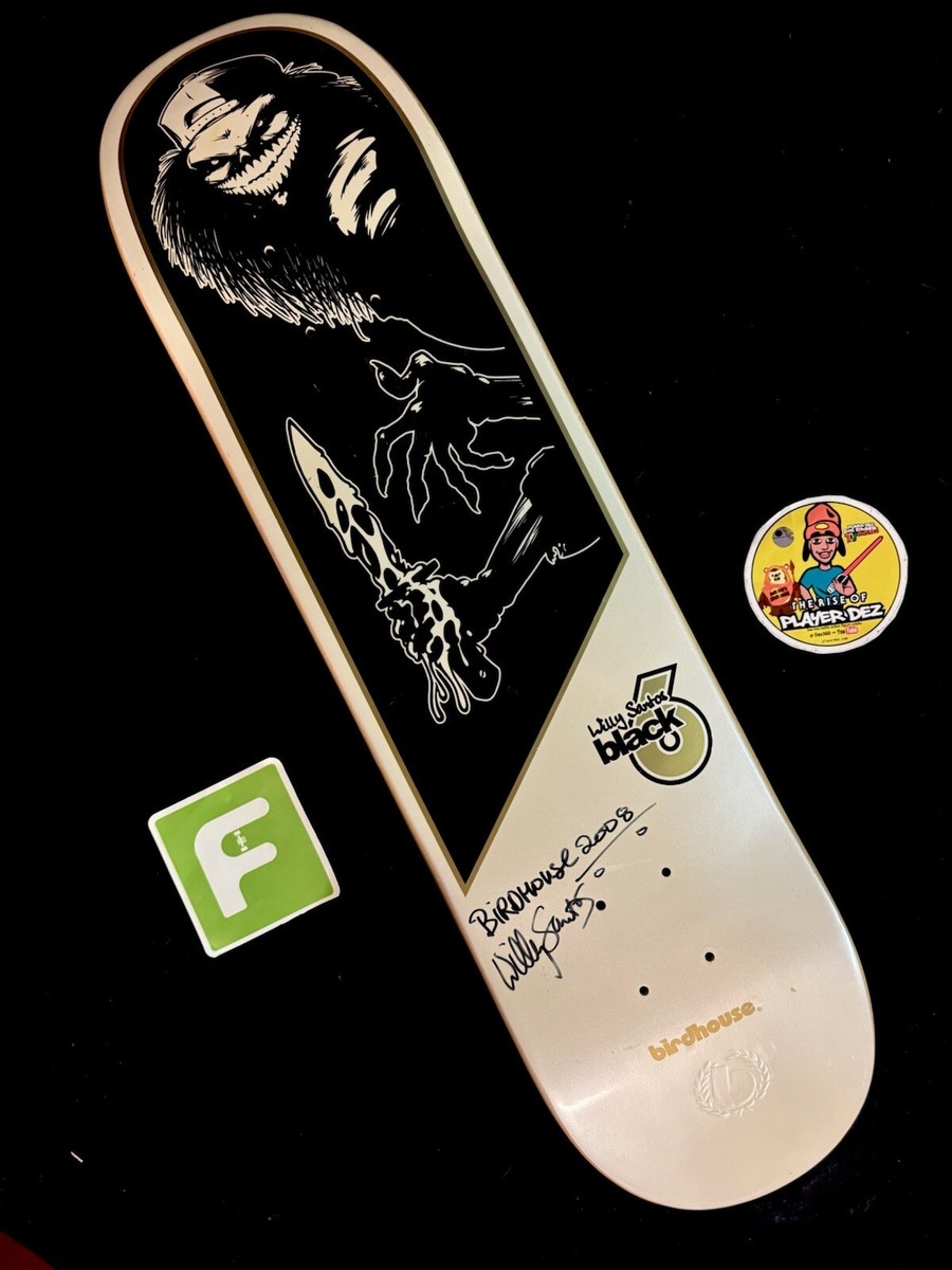 RARE SIGNED Willy Santos Heath Kirchart Tony Hawk Birdhouse 6