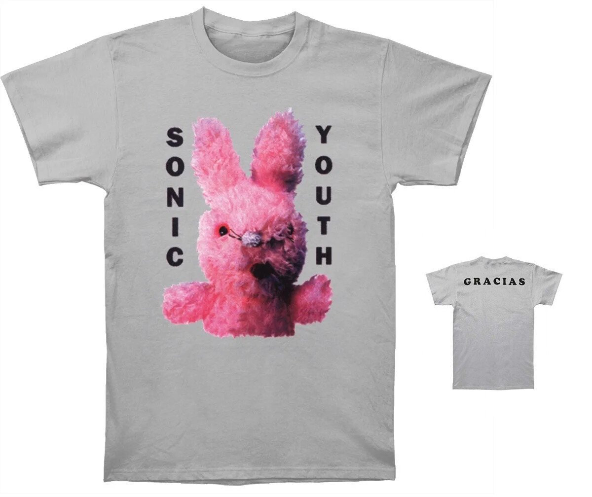 Sonic Youth Dirty Bunny Mens T-shirt - Sonic Youth Bunny Rabbit