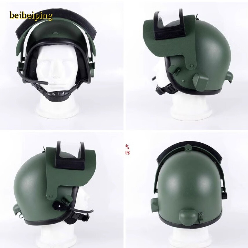 Replica Russian Special Forces Altyn K6-3 Helmet Armor Mask Green