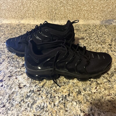 Size 10.5 - Nike Air Max Plus Low Triple Black 886915289316| eBay