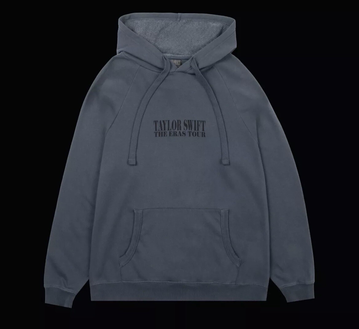 Taylor Swift Eras Tour Blue Hoodie OFFICIAL TOUR MERCH. Size XL