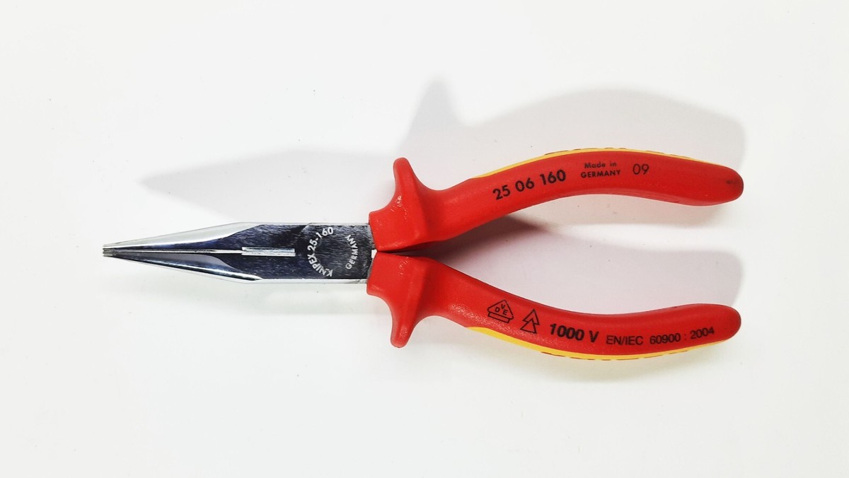 Knipex 25 06 160 Snipe Nose Side Cutting Plier | eBay