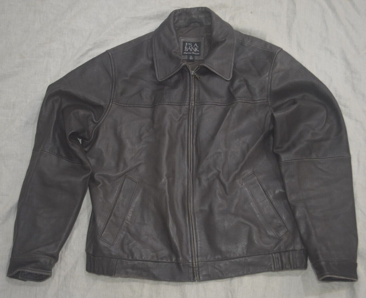 Joseph Jos A Bank | Signature Collection | Soft Brown Leather