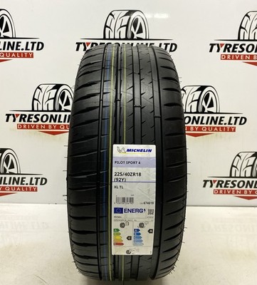 2 X 225 40 18 MICHELIN PILOT SPORT 4 92Y XL 225/40ZR18 BRAND NEW