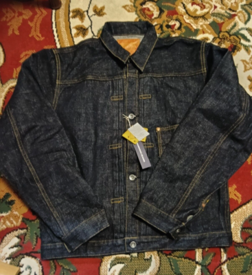 Samurai Jeans S0555VX 17oz Zero Selvedge Denim Jacket Size40 44 46