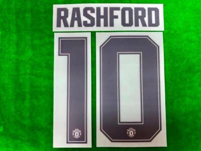 OFFICIAL PLAYER ISSUE RASHFORD #10 MANCHESTER UNITED AWAY CUP 2019